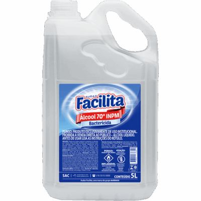 ALCOOL 70 ETILICO 5LT FACILITA AUDAX