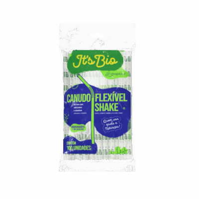 CANUDO BIO 8MM SHAKE C/100 STRAWPLAST