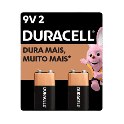 BATERIA ALCALINA 9V C/2UND DURACELL