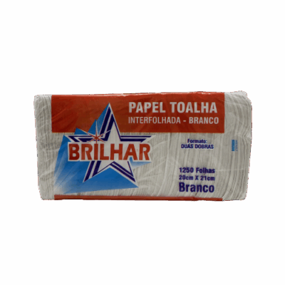 PAPEL TOALHA 20X21 C/1250F BRILHAR