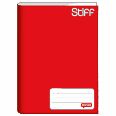 CADERNO 1/4 COST/CAPA DURA 96 FOLHAS VERMELHO JANDAIA