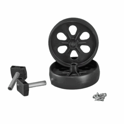 KIT DUAS RODAS P/ LIXEIRA 100L NYCOL