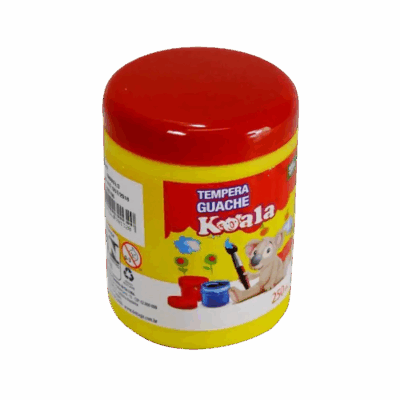 TINTA GUACHE 250ML AMARELA KOALA