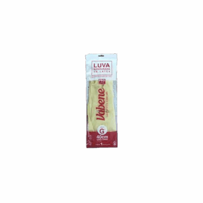 LUVA LATEX RANHURADA G NATURAL FLEX VABENE