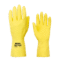 LUVA LATEX AMARELA C/FORRO M MBXPRO