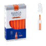 MARCA TEXTO DASHLIGHT C/12 LARANJA BRW