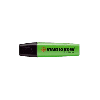 MARCA TEXTO BOSS VERDE STABILO