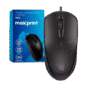 MOUSE OTICO USB PRETO 1200DPI MAXPRINT