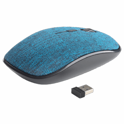 MOUSE OTICO SEM FIO AZUL GTMO1 GOLDENTEC