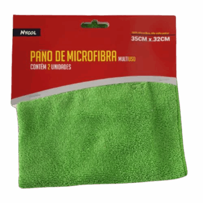 PANO MICROFIBRA VERDE 35X32 C/2 NYCOL