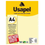 PAPEL ESCOLAR 60KG AMARELO C/50FLS USEPAPER