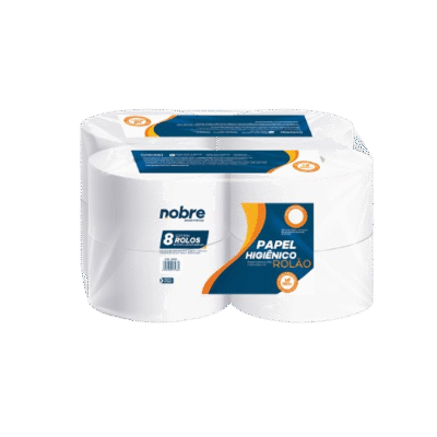 PAPEL HIGIENICO ROLAO 10X300 C/8 NOBRE