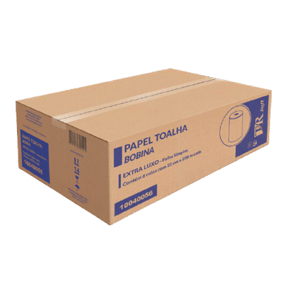 PAPEL TOALHA ROLO 20X200M C/6 IPEL TR SOFT
