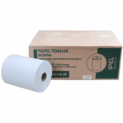 PAPEL TOALHA ROLO 20X200M C/6 IPEL TRACTION