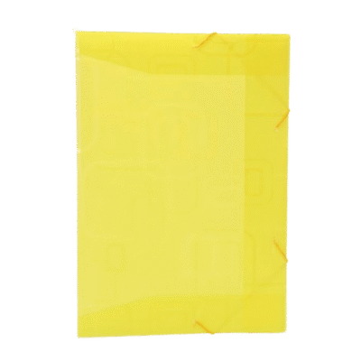PASTA ELASTICO OFICIO FINA AMARELO DAC