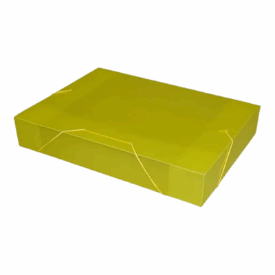 PASTA ELASTICO OFICIO 55MM AMARELA ACP