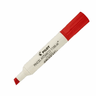 PINCEL ATOMICO 1100-M VERMELHO PILOT
