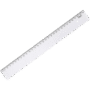 REGUA DE 30CM CRISTAL WALEU