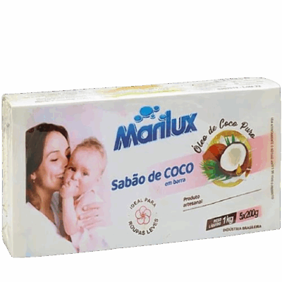 SABAO EM BARRA COCO C/5 200G MARILUX