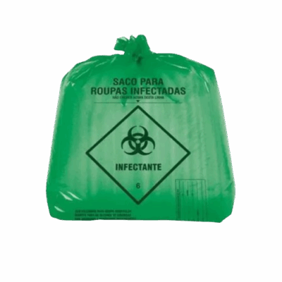 SACO P/LIXO HAMPER HOSPITALAR 120L VERDE C/50 HEALTH