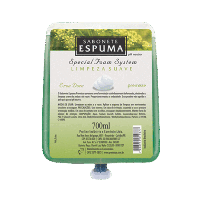 SABONETE ESPUMA RES E.DOCE 700ML PREMISE