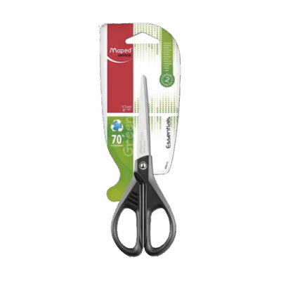 TESOURA ESSENTIALS GREEN 17CM BLT MAPED