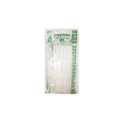 GRAMPO TRILHO PLASTICO 80MM C/50 UN ACC