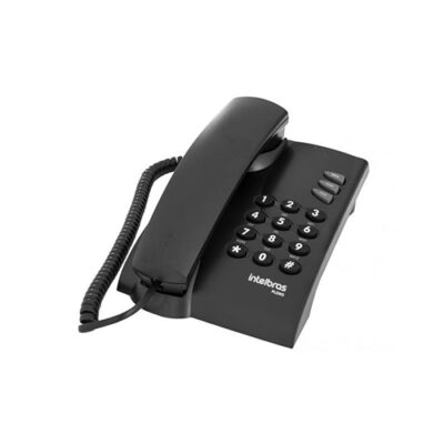 TELEFONE FIXO PLENO PRETO C/FIO INTELBRA