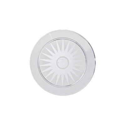 PRATO ACRILICO REDONDO 18CM C/10 STRAWPLAST