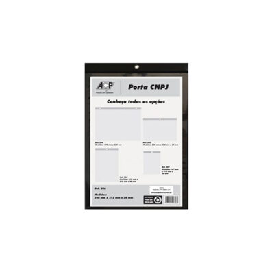 PORTA CNPJ VERTICAL ACP PROTETOR