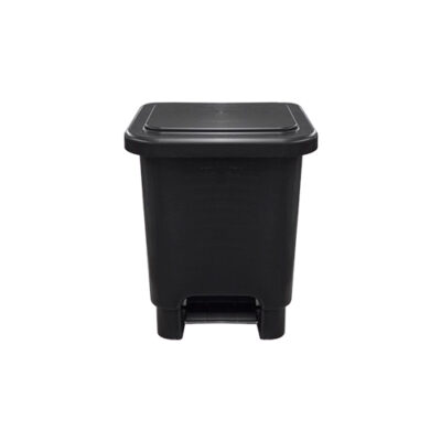 LIXEIRA PEDAL 15 LTS PRETA LUNAR