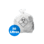 SACO P/ LIXO HOSPITALAR 30LT BRANCO BIOBAG