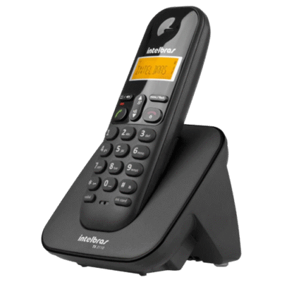 TELEFONE FIXO SEM FIO PRETO TS3110 INTELBRAS