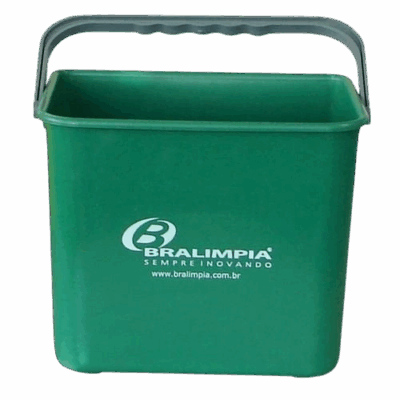 BALDE 4 LITROS VERDE BRALIMPIA