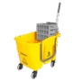 BALDE ESP.DUPLO FLEX C/DIV 30LT AMARELO BRALIMPIA