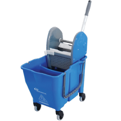 BALDE ESPREMEDOR DUPLO C/ DIVISORIA 33 LITROS AZUL BRALIMPIA