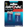 BATERIA ALCALINA AZUL 9V C/2UND RAYOVAC
