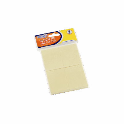 BLOCO DE ANOTACOES PASTEL AM 38X51MM BRW