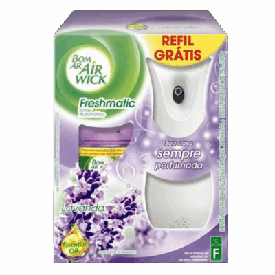 BOM AR AIR WICK LAVANDA APARELHO + REFIL 250ML