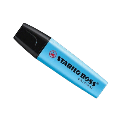 MARCA TEXTO BOSS AZUL STABILO