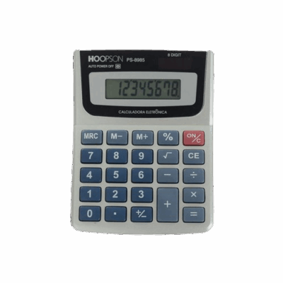 CALCULADORA DE MESA 8DIG PS8985 HOOPSON