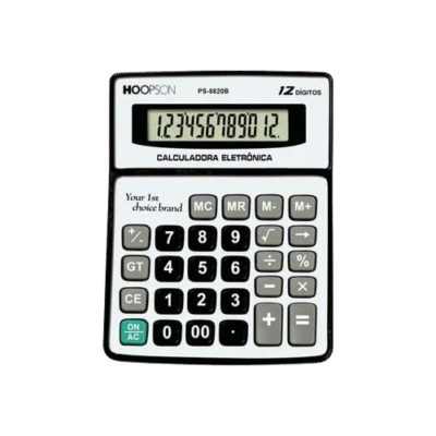 CALCULADORA DE MESA 12D PS8820B HOOPSON