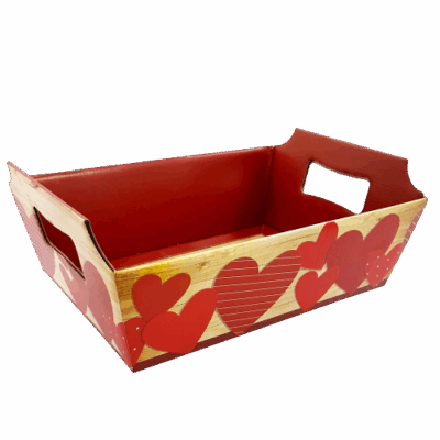 CESTA PARA PRESENTE AMOR ETERNO 18X13X7,5 CROMUS