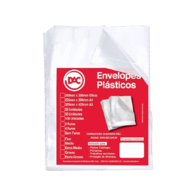 SACO PASTA OFICIO S/FURO C/100 DAC