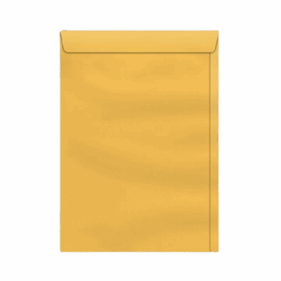 ENVELOPE  31X41 OURO C/100 SCRITY