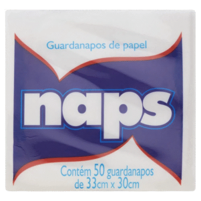 GUARDANAPO NAPS 30X33 C/50 UN FACEPA