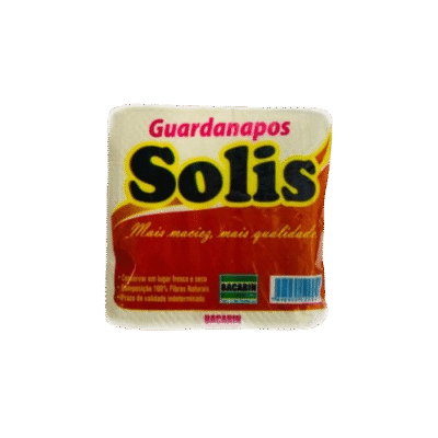 GUARDANAPO 18X20 C/50UND SOLIS