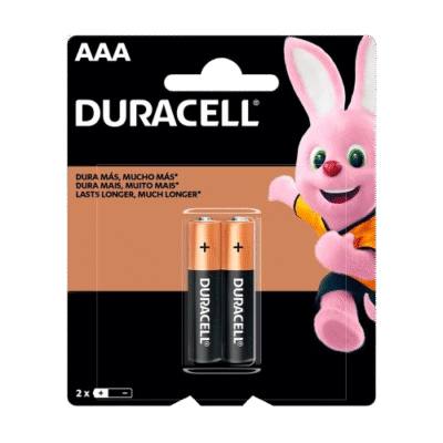 PILHA ALCALINA AAA C/2UN DURACELL