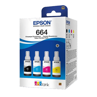 KIT REFIL TINTA 664 70ML 4 CORES EPSON