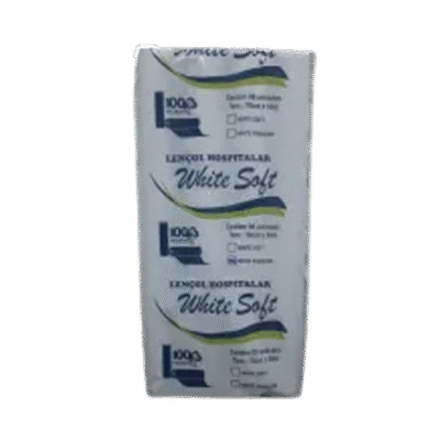 PAPEL LENCOL HOSPITALAR 70X50 C/8 WHITE SOFT